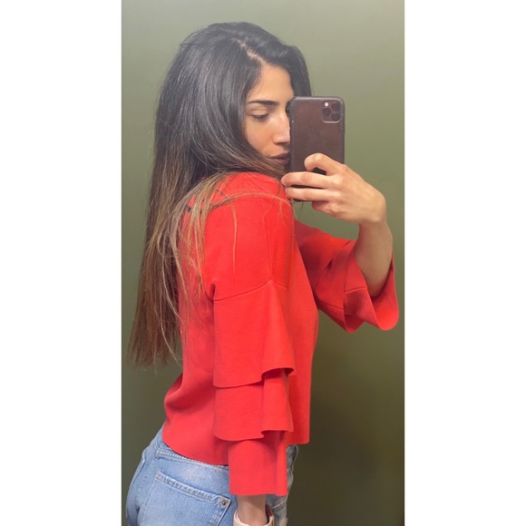 Top sweater - Coral color - Picture 7 of 9